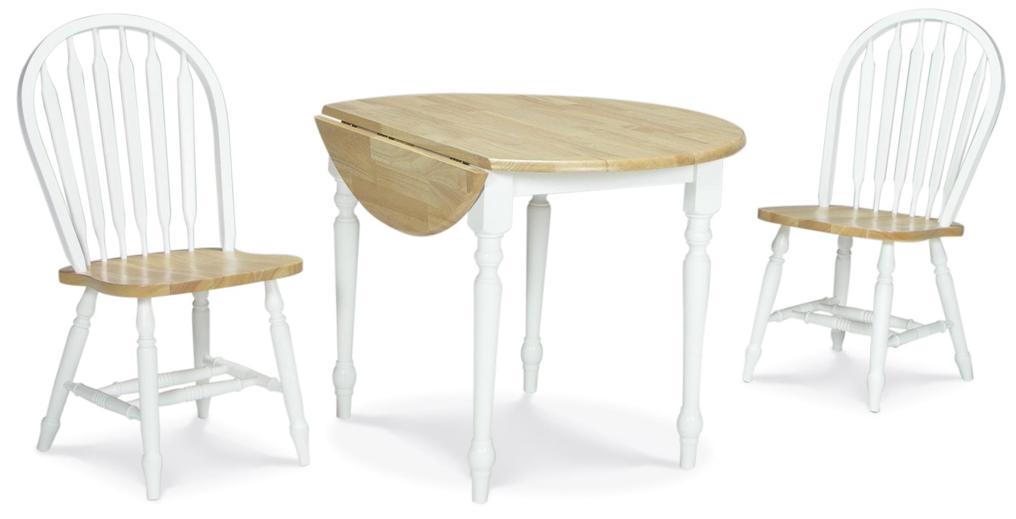 John Thomas Dining Essentials T0242DP 42" Round Drop Leaf Pedestal